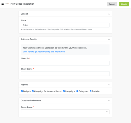 Criteo Setup and Integration - General