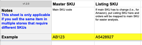 Brand Supplied Data Master SKU Mapping