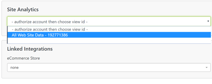 Google Analytics First Click Setup - Site