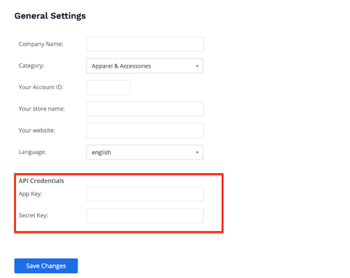 Yotpo Setup - API Settings