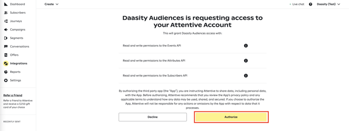 attentive_authorize_daasity_attentive